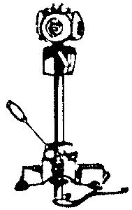 NJ International 3915 O Scale Switch Stand -- High Ramapo