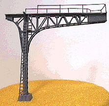 NJ International 4212 N Scale Signal Bridge Cantilever -- Single Track (black)