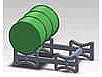 NJ International 6120 HO Scale Barrel Rack - Kit -- 5 Different Racks & 24 Barrels
