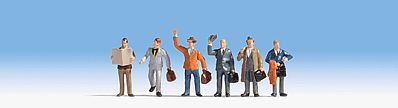 Noch 15226 HO Scale Businessmen -- pkg(6)