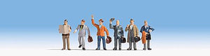 Noch 15226 HO Scale Businessmen -- pkg(6)