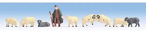 Noch 18210 HO Scale Shepherd & Sheep