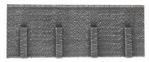 Noch 34856 N Scale Retaining Wall - Gray Brick -- 19.8 x 7.4cm - 7.7 x 2.9"