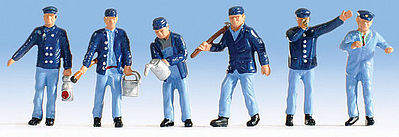 Noch 36282 N Scale Engineers & Switchmen -- pkg(6)