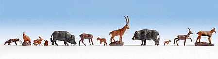 Noch 45745 TT Scale Forest Animals -- pkg(9)