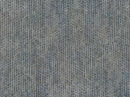 Noch 56721 HO Scale 3-D Printed Cardstock Texture Sheet -- Old Town Paving Stones - Cobblestone 9-13/16 x 4-15/16" 25 x 12.5cm