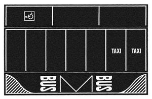 Noch 60718 HO Scale Flexible Pavement Sheet -- Parking Lot Asphalt