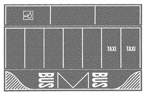 Noch 60720 HO Scale Flexible Pavement Sheets -- Parking Lot Gray