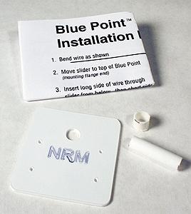 New Rail Models 40010 All Scale Blue Point(TM) Turnout Controller Drill Template
