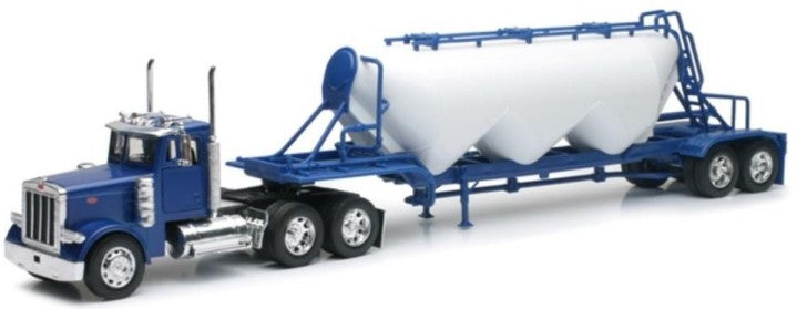 New Ray 10583 1/32 Peterbilt 379 w/Pneumatic Dry Bulk Trailer (Die Cast)