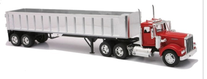New Ray 13773 1/32 Kenworth W900 w/Frameless Dump Trailer (Die Cast)