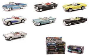 New Ray 48017 1/43 City Cruiser Classic American Convertible Cars Counter Display (24 Total) (Die Cast)