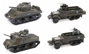 New Ray 61537 1/32 Classic Tank Assortment (12 Total) (Plastic Kits)