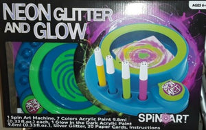 Natural Science Industries 28332 Neon Glitter & Glow Spin Art