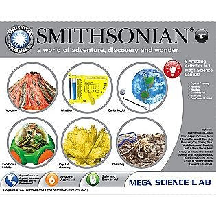 Natural Science Industries 49009 Smithsonian Mega Science Lab Kit