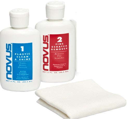 Novus 12 Plastic Polish Set (1ea #1, #2 & Polish Cloth)