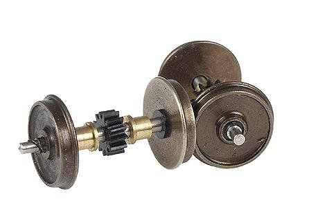 Northwest Short Line 25676 HO Scale Lindsay Geared HO Nickel Silver Wheelset -- 40"/88
