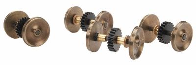 Northwest Short Line 26436 S Scale SW-1 Upgrade Geared Wheelsets -- P:64 S Helper SW-1 Diesel Switcher 40"/87 Geared Wheelsets