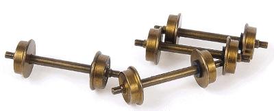 Northwest Short Line 371034 HO Scale Shoulder Axle Nickel-Silver Wheelset -- 26"/110