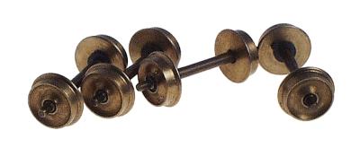 Northwest Short Line 371064 HO Scale Shoulder Axle Nickel-Silver Wheelset -- 30"/110