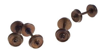 Northwest Short Line 371074 HO Scale Shoulder Axle Nickel-Silver Wheelset -- 33"/110