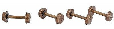 Northwest Short Line 371244 HO Scale Flush Axle Nickel-Silver Wheelset -- 26"/110