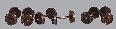Northwest Short Line 371884 HO Scale .944 Pointed Axle Nickel-Silver Wheelsets -- 36"/110 Atlas "Made In China" Cars
