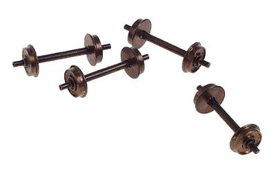 Northwest Short Line 372034 HO Scale Shoulder Axle Nickel-Silver Wheelset -- 26"/88