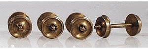 Northwest Short Line 372074 HO Scale Shoulder Axle Nickel-Silver Wheelset -- 33"/88