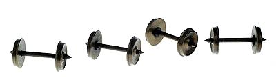 Northwest Short Line 372364 HO Scale Pointed Axle Nickel-Silver Wheelset -- 38"/88