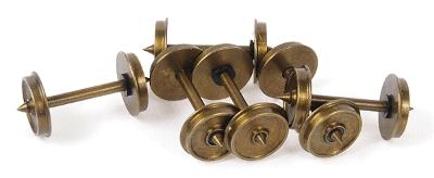 Northwest Short Line 372884 HO Scale .944 Pointed Axle Nickel-Silver Wheelsets -- 36"/88 Atlas "Made In China" Cars