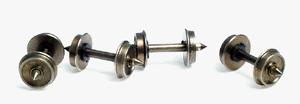Northwest Short Line 373134 HOn3 Scale HOn3 Pointed Axle Nickel-Silver Wheelset -- 26"/88