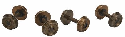 Northwest Short Line 373234 HOn3 Scale HOn3 Flush Axle Nickel-Silver Wheelset -- 26"/88