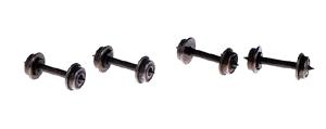 Northwest Short Line 374154 N Scale Pointed Axle Nickel-Silver Wheelset pkg(4) -- 28"/72 Fits Kadee, Micro-Trains, MDC, & Atlas