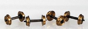 Northwest Short Line 374504 HOn30 Scale Shouldered Axle Nickel-Silver Wheelset -- Grant Line