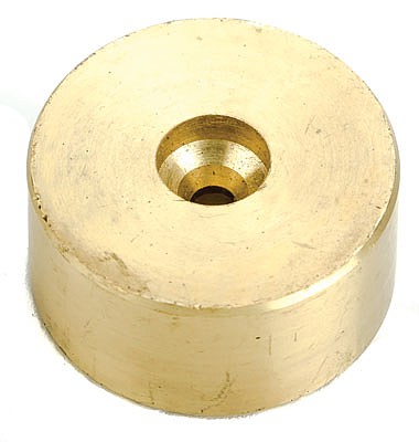 Northwest Short Line 4176 HO Scale Brass Flywheel,Press-fit -- 5/32"-4.0mm Shaft x 31mm-1.25" OD x 16mm L