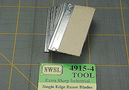 Northwest Short Line 49154 All Scale Single-Edge Razor Blades -- For Chopper #53-494 (Sold Separately) pkg(8)