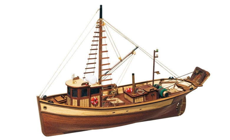Occre 12000 1/45 Palamos Spanish Fishing Boat (Beginner Level)