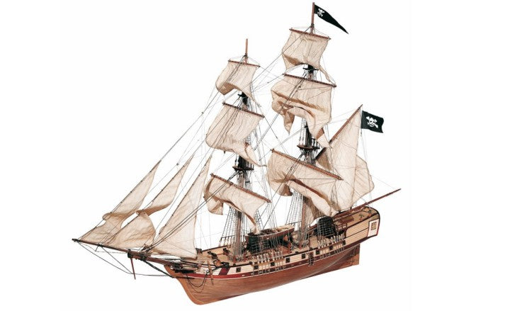 Occre 13600 1/80 Corsair 2-Masted 18th Century Pirate Sailing Ship (Intermediate Level)