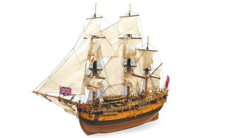 Occre 14005 1/54 HMS Endeavour 3-Masted Sailing Ship (Advanced Level)
