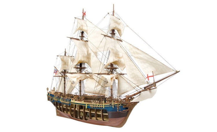 Occre 14006 1/45 HMS Bounty 3-Masted Sailing Ship w/Cutaway Hull (Advanced Level)