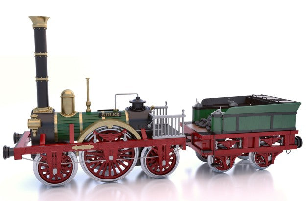 Occre 54001 1/24 Adler German Steam Locomotive & Tender (Intermediate Level)