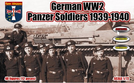 Orion Figures 72058 1/72 WWII German Panzer Soldiers 1939-1940 (48)