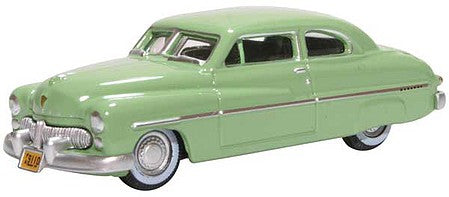 Oxford Diecast 87ME49008 HO Scale 1949 Mercury Eight Coupe - Assembled -- Calcutta Green