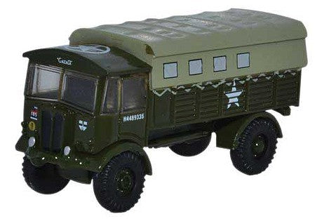 Oxford Diecast NAEC008 N Scale 1940s AEC Matador Truck - Assembled -- Royal Artillery France (green)