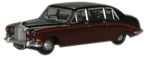 Oxford Diecast NDS004 N Scale Daimler DS420 Sedan - Assembled -- Black, Claret