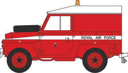 Oxford Diecast NLRL003 N Scale Land Rover 1/2-Ton Lightweight - Assembled -- Royal Air Force "Red Arrows"