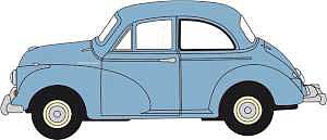 Oxford Diecast NMOS006 N Scale 1948 Morris Minor Saloon - Assembled -- Clipper Blue