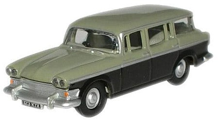 Oxford Diecast NSS006 N Scale Humber Super Snipe Station Wagon - Assembled -- Smoke Green, Sage Green