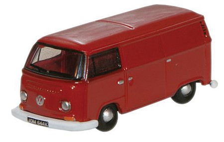 Oxford Diecast NVW005 N Scale 1960s Volkswagen Cargo Van - Assembled -- Senegal Red